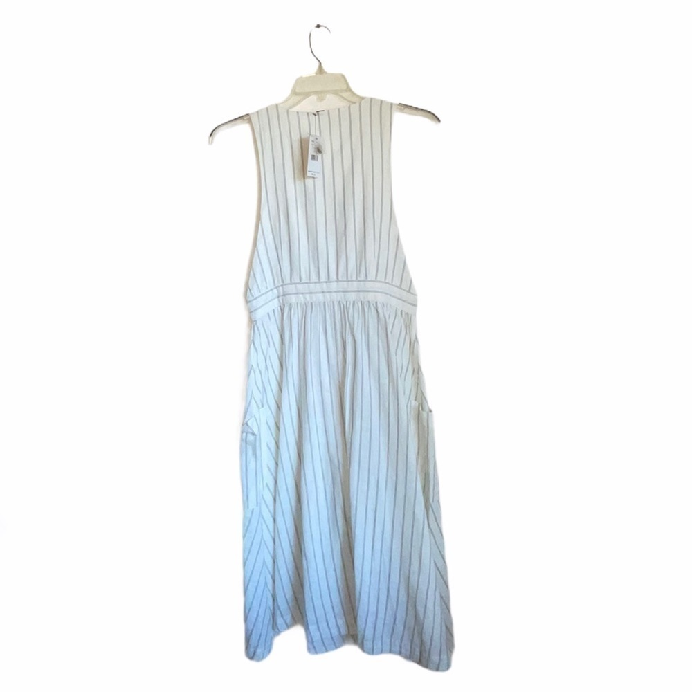 NWT- Free People Diana sleeveless striped midi shift Cotton Dress. Size medium - Picture 11 of 11